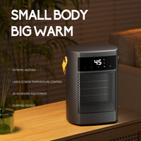 Chauffage d'hiver 1500W, chauffage PTC portable avec télécommande, ventilateur de chauffage électrique pour chambre à coucher, chauffage d'appoint pour la maison et le bureau