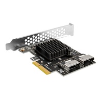 ZhenLoong SATA tarjeta de expansión 8 puertos SATA 3,0 conector PCI-e X4 PCIe 4X 6Gbps adaptador para PC IPFS 8 Disco Duro tarjeta de expansión