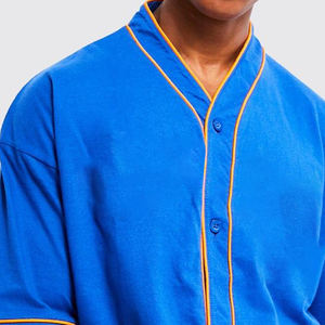 Maillot de baseball à la mode vêtements de sport coupe confortable respirant séchage rapide 100% polyester pour hommes uniformes d'équipe et vêtements décontractés - Product Image 4