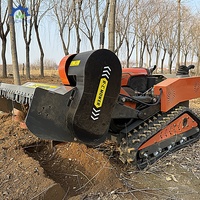 Robot tondeuse RC robuste 800 mm pour le contrôle de la végétation dense