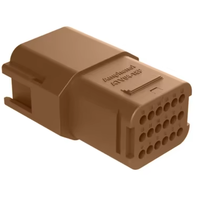 Connecteur de câble mâle AMPHENOL ATV04-18PD 18 broches D-Key IP68 # 16 faisceaux de câbles automobiles, en stock, expédition rapide