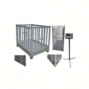 सूअरों के लिए मंच सुअर भेड़ पशुधन, भेड़, और बकरियों इलेक्ट्रॉनिक पशु पोर्टेबल पशु चिकित्सा तराजू वजन पैमाने इस्तेमाल किया मवेशी - Product Image 1