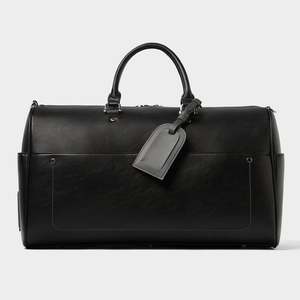 OEM Customized Luxury Genuine Leather Duffel <b>Bag</b>-Large Capacity Multifunction Portable Travel <b>Bag</b> Shoulder <b>Strap</b> High Quality - Product Image 1