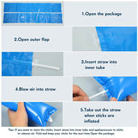 Bâton gonflable personnalisé avec logo, bâton de soutien pour la cheering, accessoires de cheering, bâton promotionnel pour les fêtes, adapté aux événements sportifs