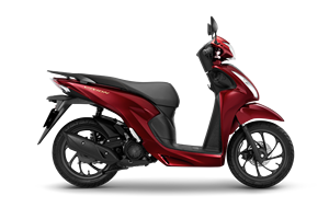 Moto automatique rouge premium 110cc, scooter urbain léger à essence, moteur refroidi par air, économique en carburant - Product Image 5