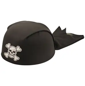 Adulti bambini pirata Bandana cappello Bandana teschio Crossbone copricapo accessori per feste
