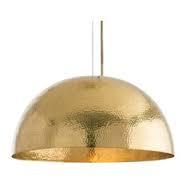 Lampe suspendue moderne en métal finition laiton durable avec douille E27 pour montage au plafond, utilisation intérieure