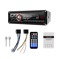Récepteur FM 12V pour tableau de bord stéréo de voiture Lecteur d'autoradio portable à double connexion USB avec télécommande