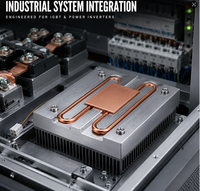 Modul Pendingin Tembaga Daya Tinggi Kustom 1000W dengan Pipa Panas dan Solder untuk Pendinginan IGBT, Catu Daya, dan LED