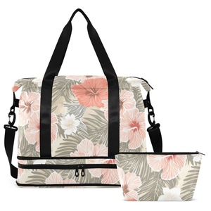 Hawaii Style Large Capacity Travel Duffel <b>Bag</b> Sport Gym Travel Waterproof Customized Promotional <b>Bags</b> - Product Image 2