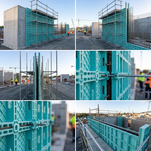 Sistema de Encofrado Modular de Plástico de Diseño Moderno, Ensamblaje y Desmontaje Rápidos, Versátil para Columnas/Paredes - Product Image 2