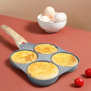 Sartén Antiadherente para Cuatro Huevos con Mango de Baquelita, Revestimiento Cerámico, Forma Cuadrada, Base de Hierro Inoxidable, Apta para Horno y Cocina - Product Image 6