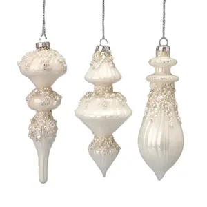 Wholesale Promotional Gift Glass Hanging Vintage Christmas Ball Decorations