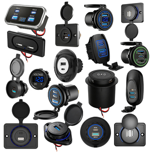 12V-24V Usb-C & Usb-A Bus Bateau Marine Caravane Rv Camping-car Siège Arrière Double Double Port Usb Prise <span class=keywords><strong>Chargeur</strong></span> Pour <span class=keywords><strong>Voiture</strong></span> Bus 12V - Product Image 3