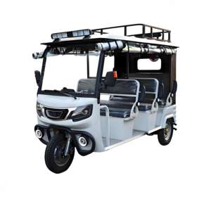 Vehículo Turístico Eléctrico de <span class=keywords><strong>Tres</strong></span> Ruedas para Puntos Turísticos, 9 Plazas, Tipo Doudou, Tuk-tuk, 4000W, ¡Oferta! - Product Image 5