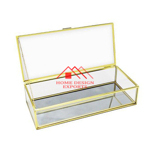 Glass Decorative <b>Jewelry</b> <b>Storage</b> Box Organizer for Women Jewellry Organizer - Product Image 6