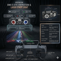 Projecteurs laser 3D RGBW pour scène, éclairage DJ avec télécommande DMX512/activation sonore pour bars, discothèques, mariages et événements | Usine YSH