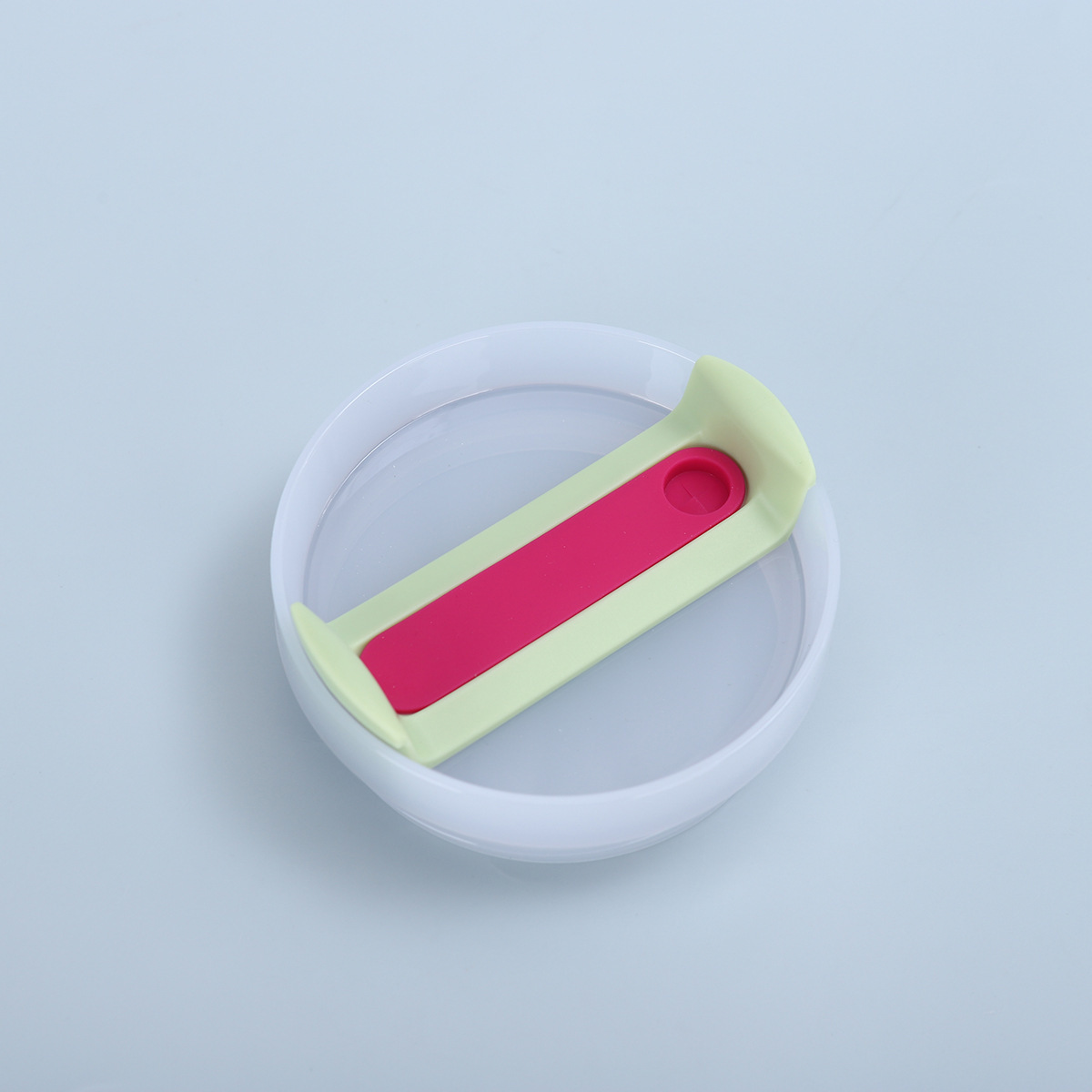 Corps principal blanc - Silicone rose vert clair