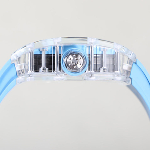 Luxury Skeleton Mechanical <b>Watch</b> Balance Spring Movement Crystal <b>Case</b> Enhanced Waterproof Anti-fog Wristwatch Timepiece - Product Image 6