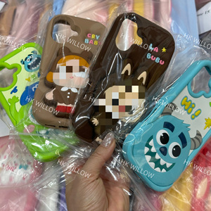Precio unitario 0.49 USD Fundas de silicona real para iPhone Venta al por mayor Funda para iPhone con dibujos animados, linda funda para teléfono 17 Pro Max - Product Image 5