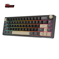 Clavier mécanique de jeu Royal Kludge RK R65 Mini, clavier gamer 66 touches, TYPE-C filaire, RGB, hotswap, clavier sans contact