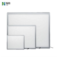 Boîte à lumière LED ultra-mince rectangulaire A1 A2 A3 A4 à ouverture rapide pour affichage publicitaire, menu de magasin, affiche, certifiée CE RoHS
