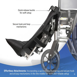 Wheelchair Leg <b>Pads</b> 16-20 Inch Memory Foam Anti <b>Scratch</b> And Pinch Protection For Manual Wheelchair Accessories - Product Image 3
