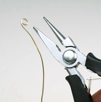 Pince de fermeture de boucle de flexion de fil d'acier Offre Spéciale outil fabrication de bijoux pince à nez rond et aiguille lisse