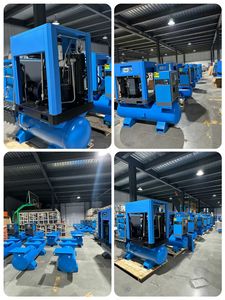 JQT sekrup kompresor udara, 7.5KW 11KW 15kw 22KW dengan Dryer10HP 15HP 20HP 16KG Kebisingan rendah untuk pemotongan Laser - Product Image 5