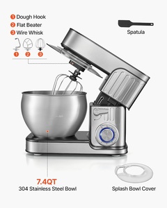 Batidora Amasadora Comercial de Acero Inoxidable de 16L y 12 Velocidades para Alimentos y Repostería, 2800W - Product Image 3