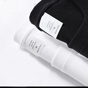 Camiseta de manga larga para hombres, camisa de cuello redondo de 220 algodón, informal, con tu logotipo personalizado, 100% gramos - Product Image 3