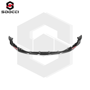 Labio delantero de fibra de carbono seco <span class=keywords><strong>M</strong></span> Performance Style para BMW G80 G81 M3 G82 G83 M4 Bumper MP Splitter Spoiler Difusor Good Match - Product Image 4