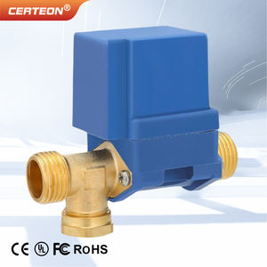 Katup Masuk Pemanas Air Tenaga Surya DC12V AC220V Kuningan G1/2 Kontrol Otomatis Katup Solenoid - Product Image 1