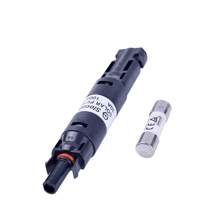 Солнечный предохранитель соединитель, 1000 В DC IP68 Водонепроницаемый PPO изоляция PV соединитель предохранителя