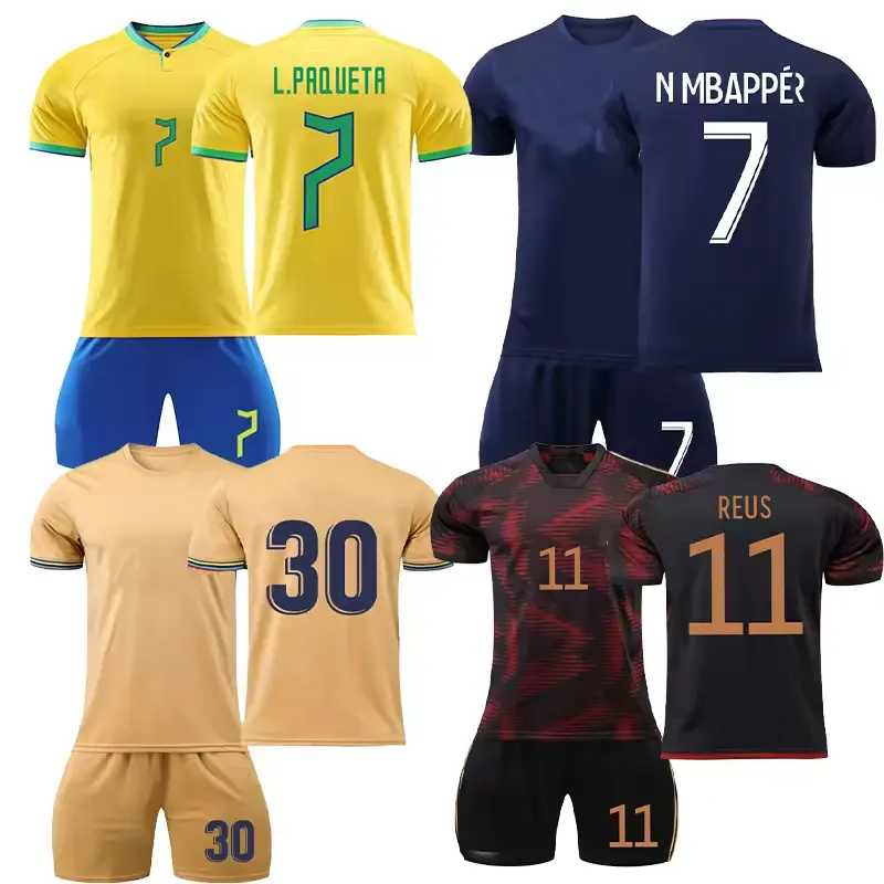 Mô Hình Mới Mới Nhất Ban Đầu Đồng Bằng Bóng Đá Thăng Hoa Áo Sơ Mi Jersey Thiết Kế Bán Buôn Màu Đen Và Trắng Bóng Đá Jersey