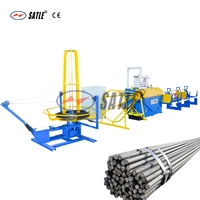 Machine automatique de déroulage, redressement et coupe de barres d'acier de 5 à 12 mm – Équipements de traitement des barres d'armature