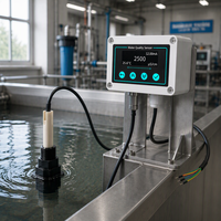 CIPPUS RS485 IoT 2-en-1 Sonde de mesure EC et PH pour l'eau avec écran, enregistreur de données, analyseur numérique et capteur de détection d'eau