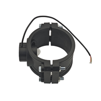 Capteur de débit de liquide robuste pour agriculture intelligente, type Saddle Meter, à fixation par pince 34 mm, avec montage à 4 boulons, sortie 5-24V