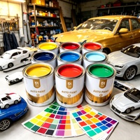 Peinture acrylique automobile 1K, revêtement liquide en spray, haute brillance, pour bateaux et voitures, revêtement plastique, couleurs au choix, 4L*4