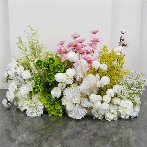 Composizione Floreale 5D in Seta Artificiale con Rose e Peonie per Decorazioni di Matrimoni, Passaggi e Scenografie - Product Image 2