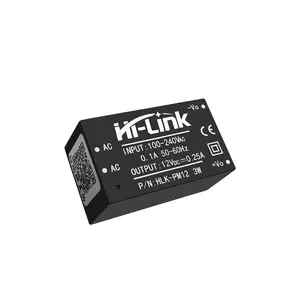 Modul Catu Daya AC DC 220V Sampai 12 V3w, Modul Konverter Sirkuit HLK-PM12, Pelindung 12V Lithium