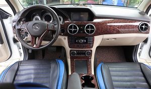 18 Piezas de Adhesivos para el Interior del Automóvil para Benz <span class=keywords><strong>GLK</strong></span> 200 260 300, Adhesivos Decorativos de Fibra de Carbono para Salida de Aire, Tablero, Manija de Puerta - Product Image 2