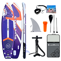 Planche à pagaie gonflable haut de gamme de 11 pieds (33 pouces de large), durable, en Drop Stitch de 6 pouces, vente en gros, usine OEM, kit professionnel audité CE & BSCI