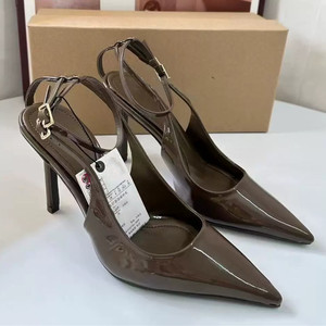 <span class=keywords><strong>Sandali</strong></span> con mulo <span class=keywords><strong>tacco</strong></span> alto di nicchia alla moda a punta a punta con stampa leopardata e décolleté Sexy estive da <span class=keywords><strong>donna</strong></span> - Product Image 5