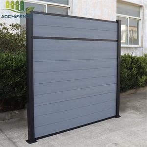 UVプルーフシルバーグレーカラーWPCパネルプライバシーフェンスパネル - Product Image 6