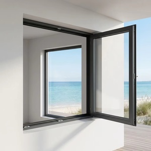 Fenêtre à battant inclinable et pivotant à double action, cadre en aluminium, double vitrage, insonorisée, fenêtres de ventilation pour résidence - Product Image 4