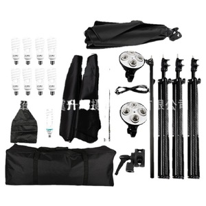 Photography Lighting Kit 4 Softbox Continuous Light Set With Stand And Bulbs For Studio Portrait Photography - Product Image 2
