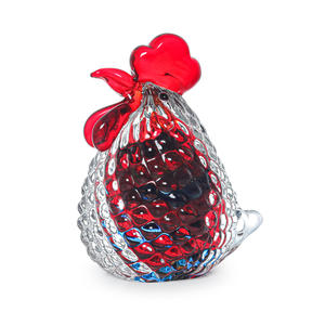 Escultura de Pollo Tallada a Mano en Cristal Ecológico, Adorno para el Hogar u Oficina, Decoración para Navidad, Año Nuevo y Acción de Gracias - Product Image 1