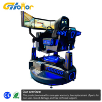 Machine de jeu VR de course automobile 3DOF rotative – Équipement d'amusement très demandé pour parcs d'attractions intérieurs