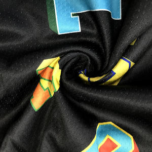 Pantalones cortos de calle de moda OEM diseño personalizado transpirable sublimación letra diseño gimnasio deportes baloncesto pantalones cortos - Product Image 6